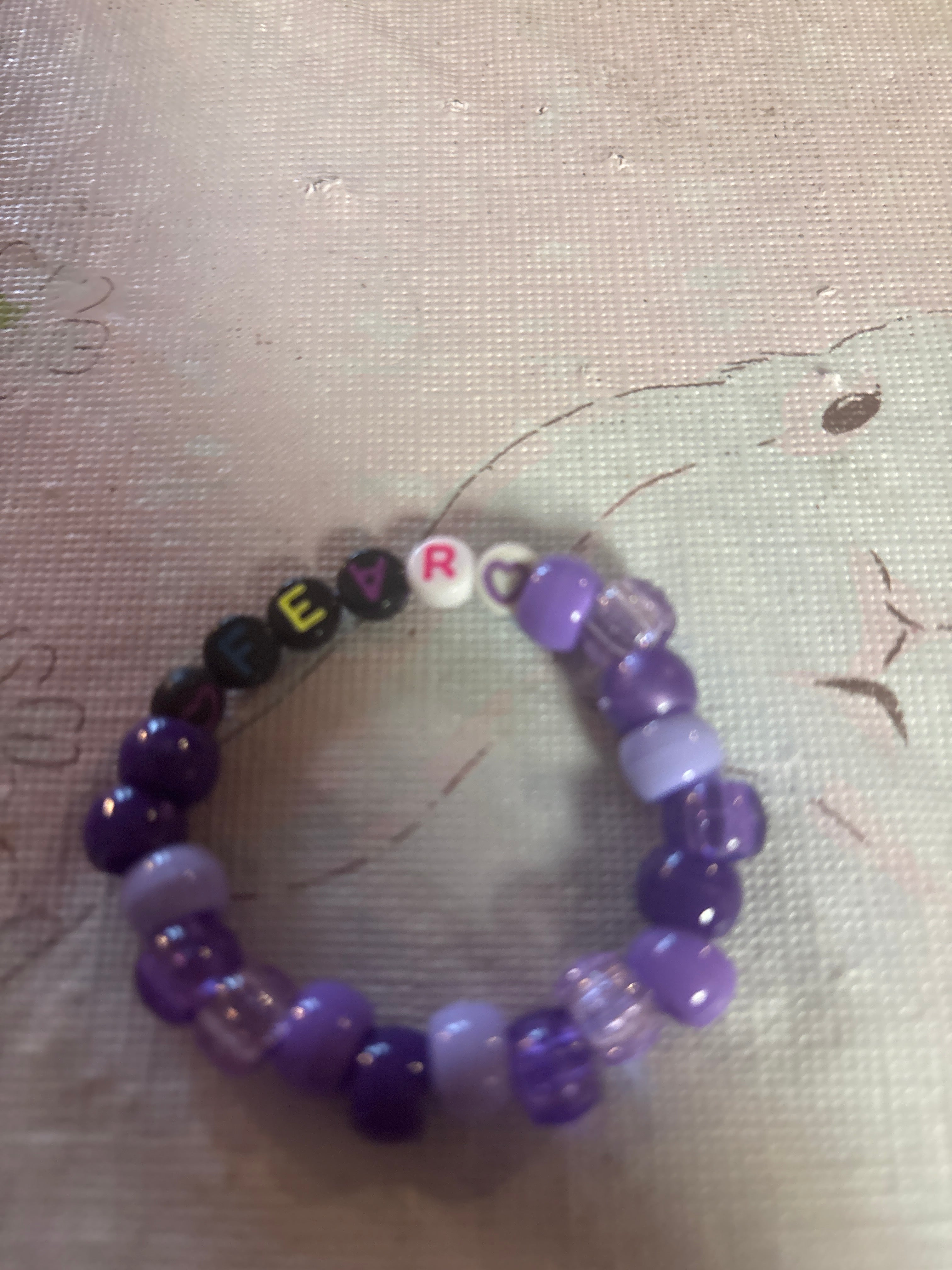 Fear bracelet